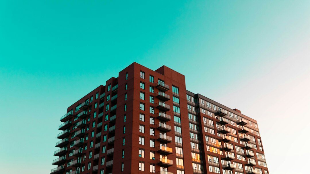 luxury high rise apartment building