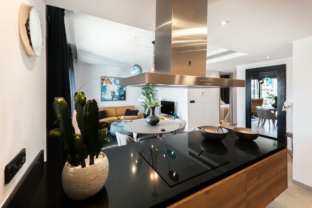 couple viewing luxury apartment